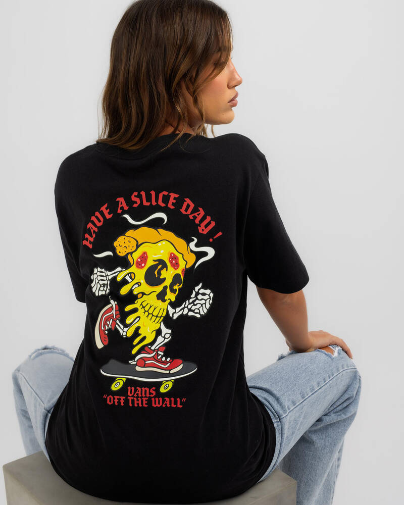 Vans Pizza GFX T-Shirt for Womens