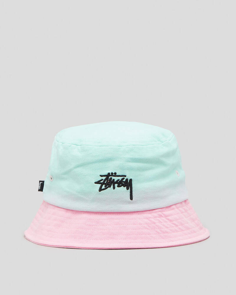 Stussy Stock Tiedye Bucket Hat for Womens