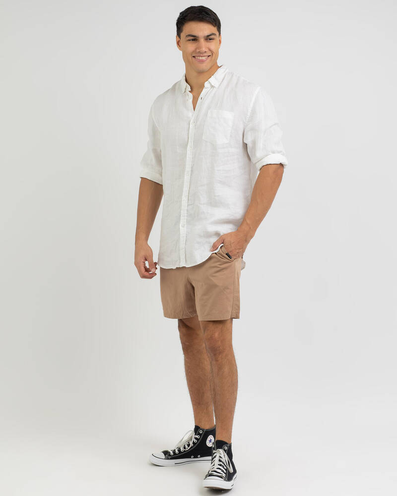 Rusty Pacific Atoll Elastic Shorts for Mens