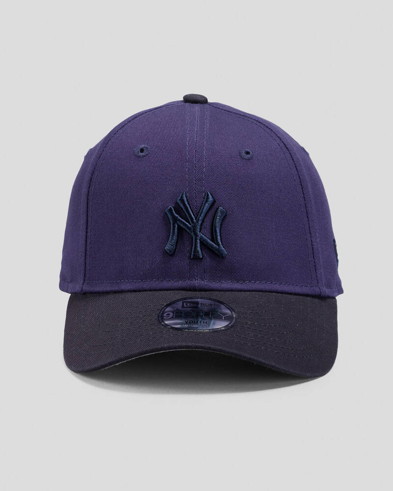 New Era Boys' 2 Shade Wash 9Forty NY Snapback Cap for Mens