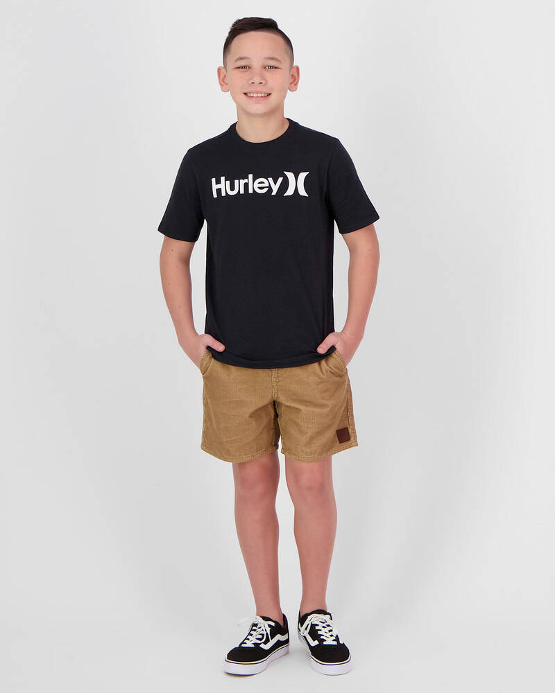 Hurley Boys' PRM O&O Solid T-Shirt for Mens