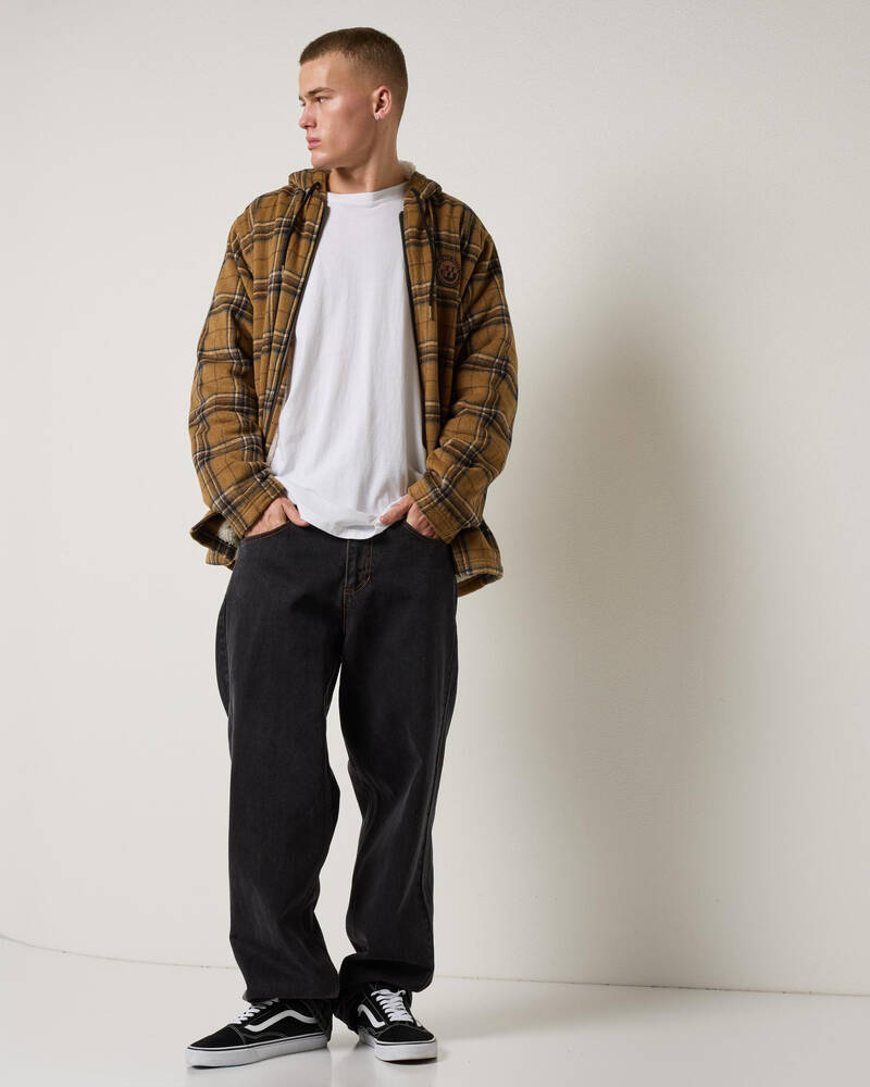 The Mad Hueys Hazza Sherpa Lined Jacket for Mens image number null