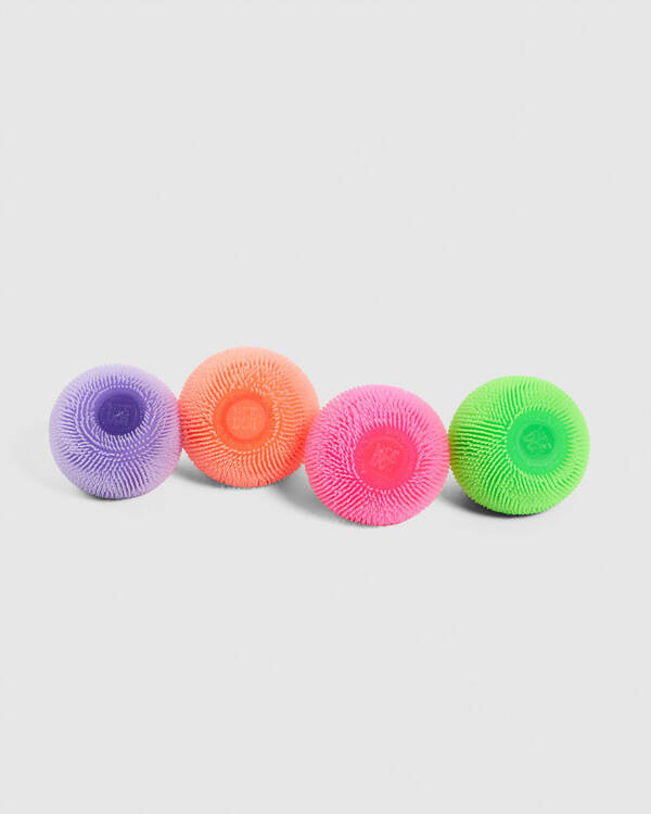 Schylling NeeDoh Fuzz Ball Teenie 4 Pack Squishy Fidget Toy for Unisex
