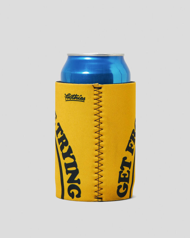 Frothies Get Froffed 3 Stubby Cooler for Unisex