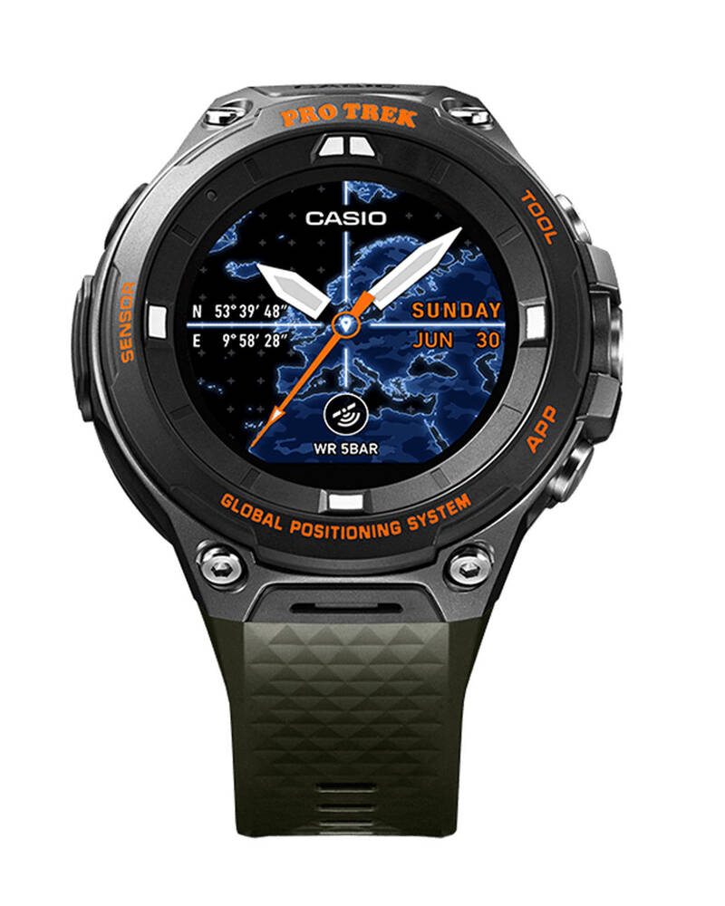 Casio WSDF20A-GN Pro Trek Smart Watch for Mens