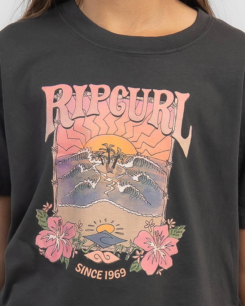 Rip Curl Girls' Barrelled Crop T-Shirt for Womens