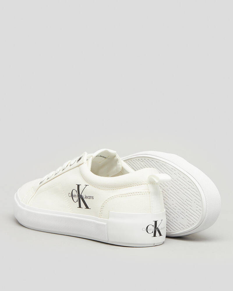 Calvin Klein Vulcanized Lace-Up Low Shoes for Womens
