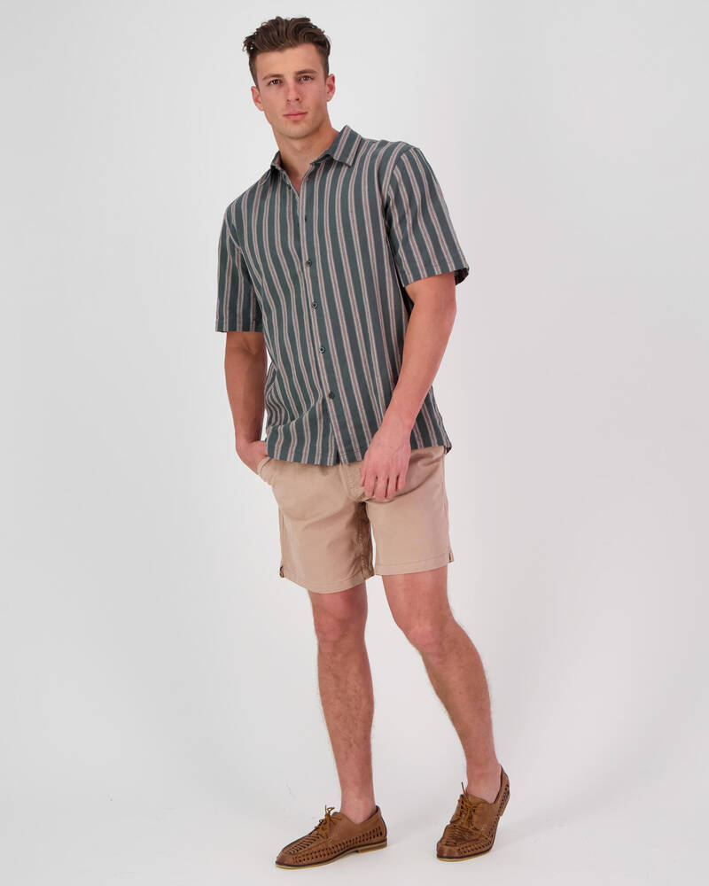 Afends Checkout Short Sleeve Shirt for Mens