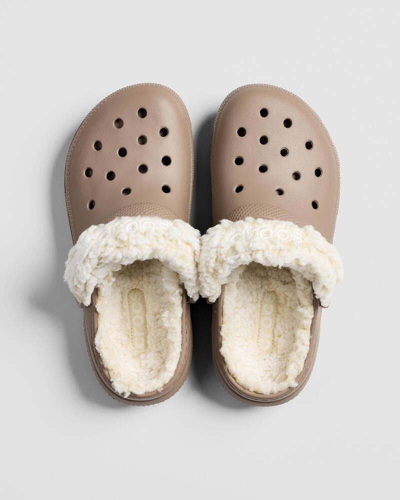 Crocs Classic Fleece Lines Clogs for Unisex image number null