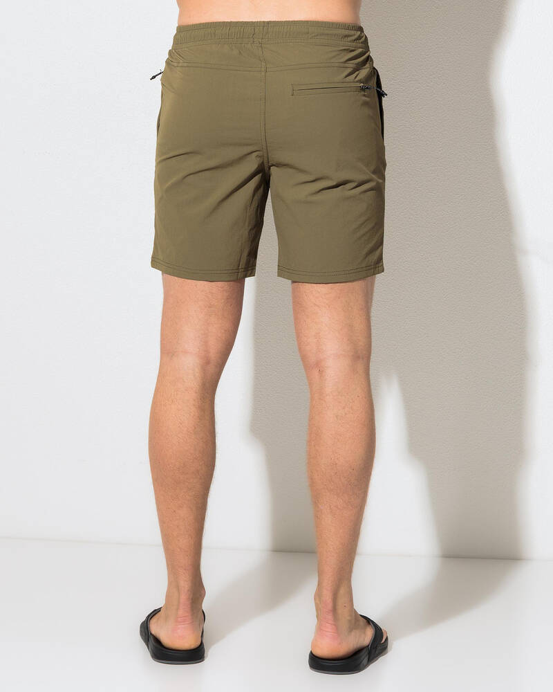 Salty Life Elemental Elastic Waist Shorts for Mens