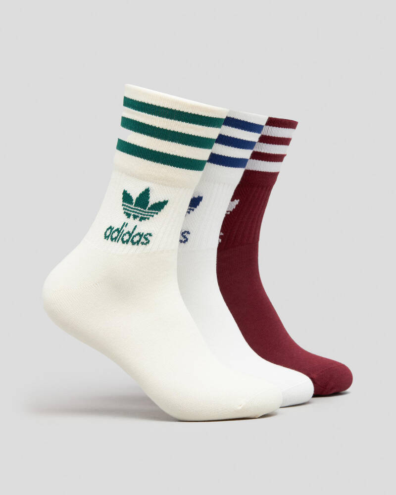 adidas Womens Mid Cut Crew Sock Pack for Womens
