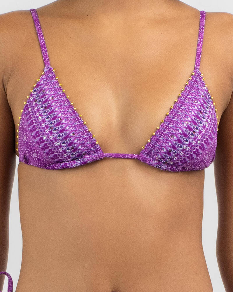 Topanga Lavender Haze Bikini Top for Womens