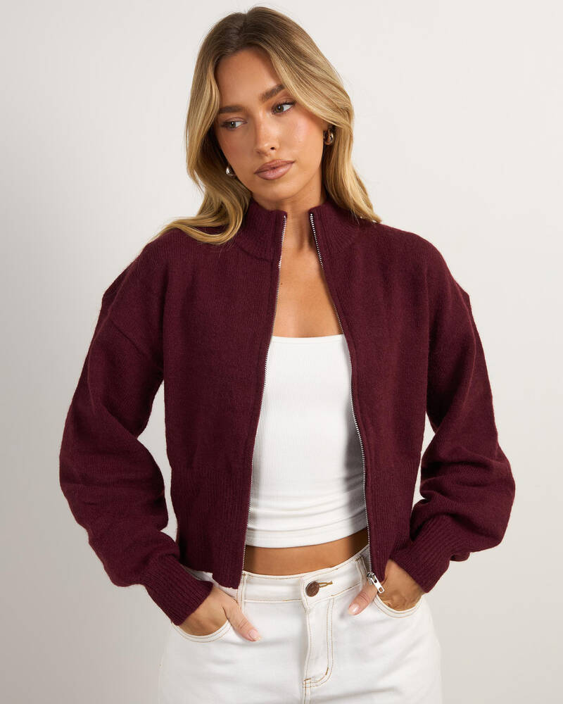 Ava And Ever Jimmi Zip Knit Jumper for Womens