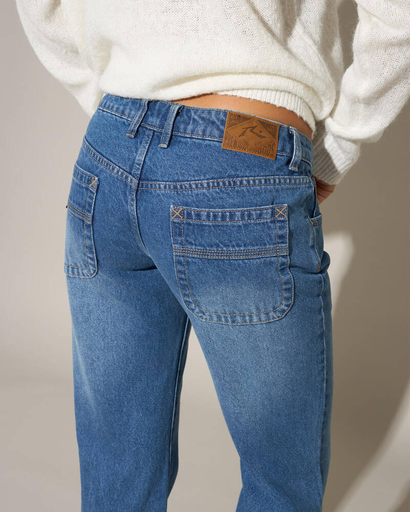 Rusty Freida Flare Low Rise Jeans for Womens