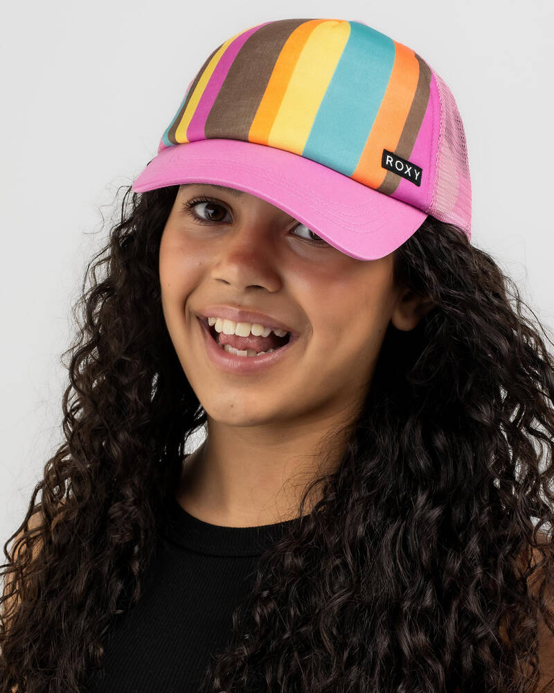 Roxy Girls' Honey Coconut Trucker Cap for Womens
