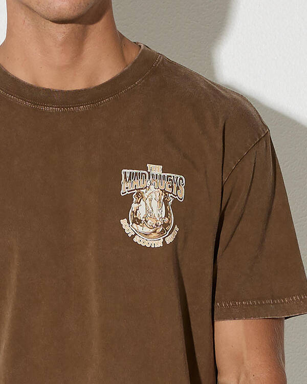 The Mad Hueys Scootin Shoey T-Shirt for Mens