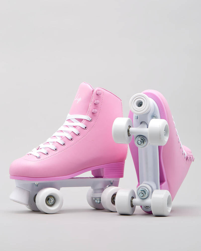 Whip Roller Skates Laced Quad Rollerskates for Unisex