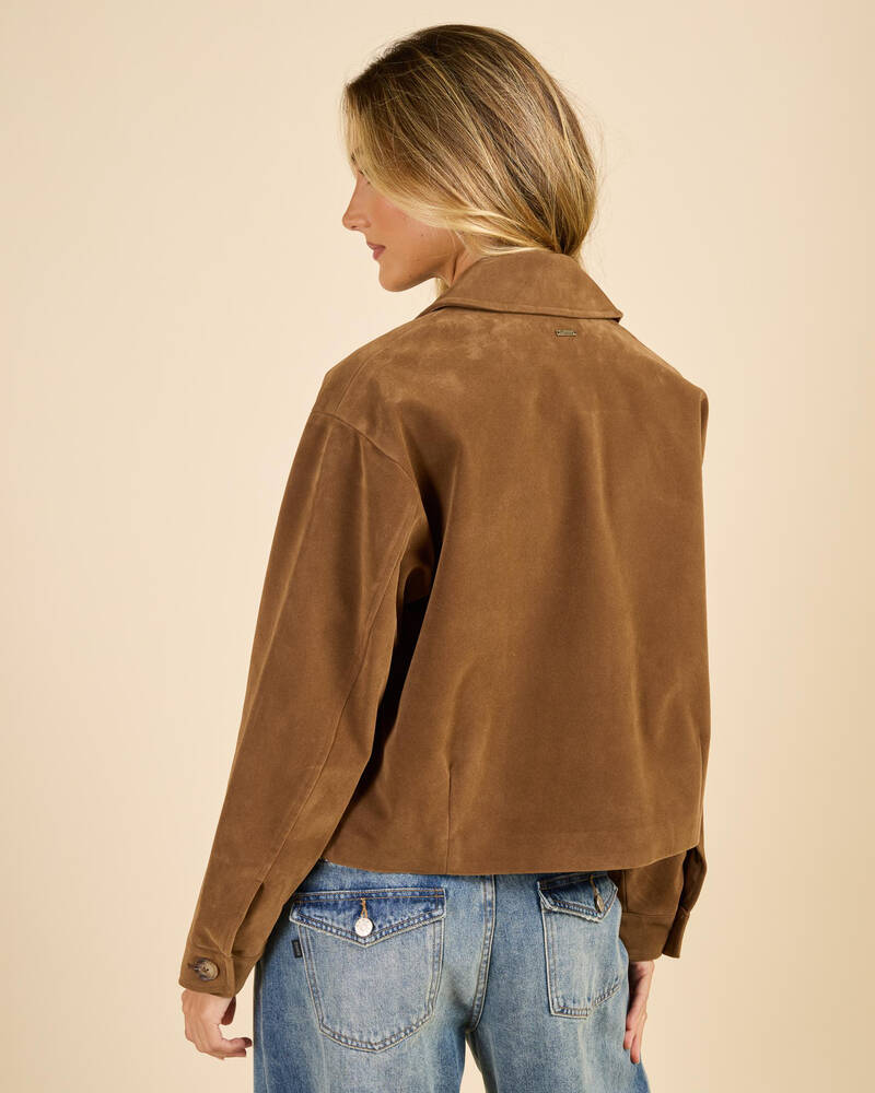 Mooloola Joplin Faux Suede Jacket for Womens