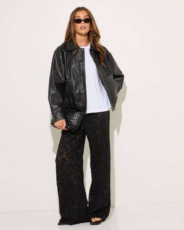 Ava And Ever Radley Faux Leather Jacket for Womens