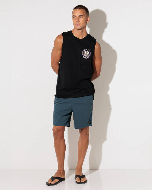 Salty Life Ship Faced Muscle Tank for Mens