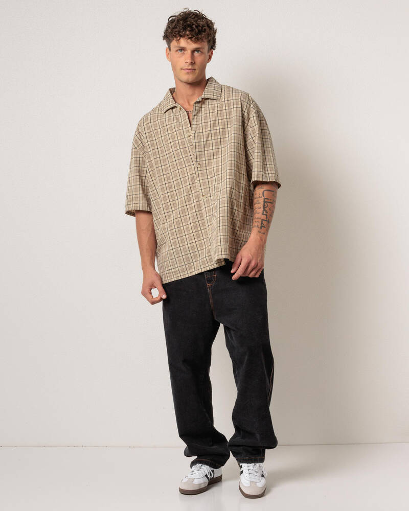 Rhythm Longreach Relaxed Short Sleeve Shirt for Mens