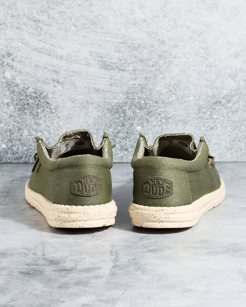 HEYDUDE Wally Stretch Canvas Shoes for Mens