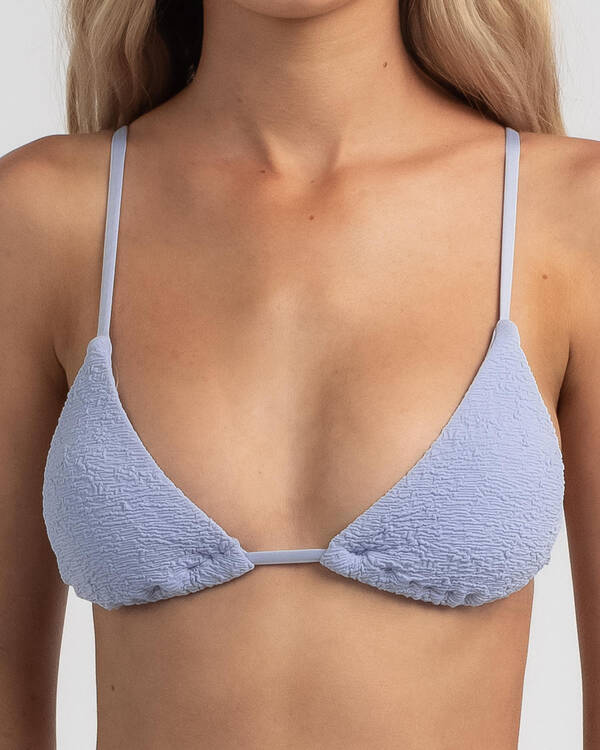 Rusty Sandalwood Triangle Bikini Top for Womens