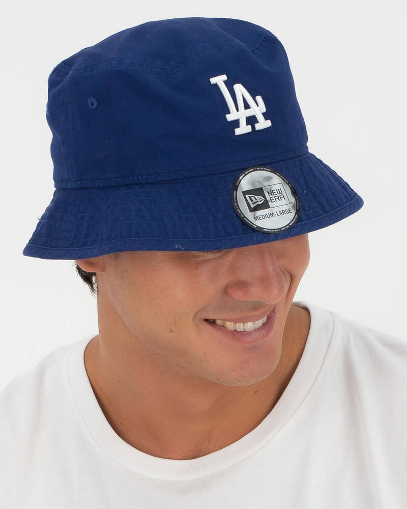 New Era Los Angeles Dodgers Washed Bucket Hat for Mens
