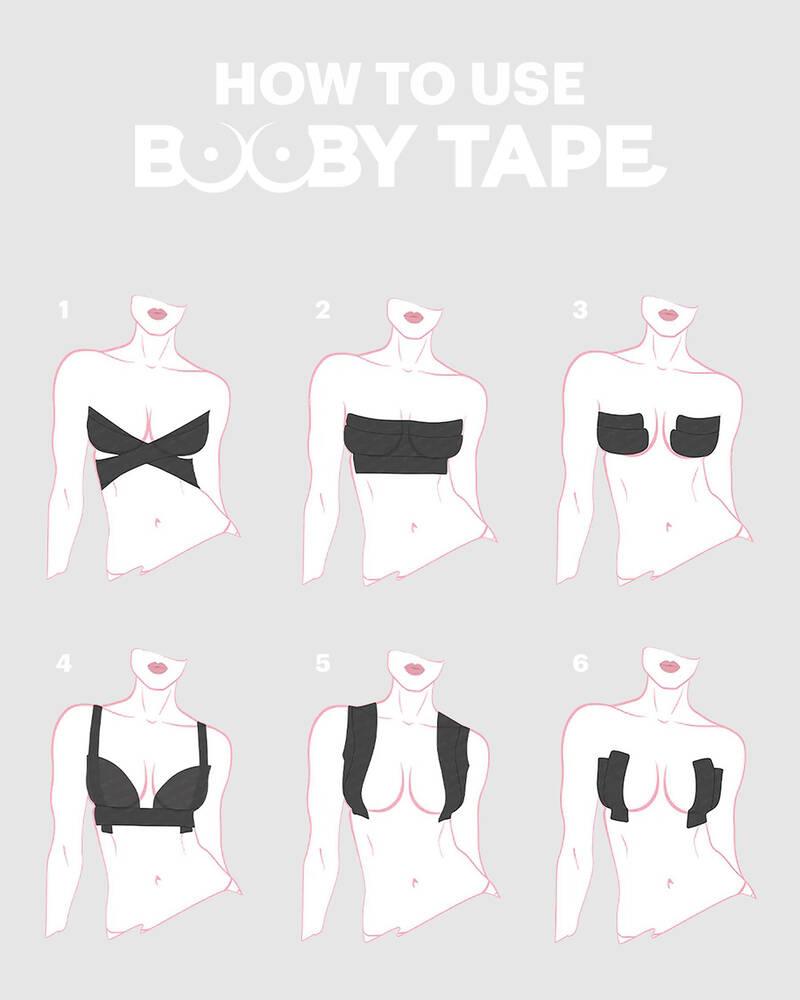 BOOBY TAPE Booby Tape Wide for Womens