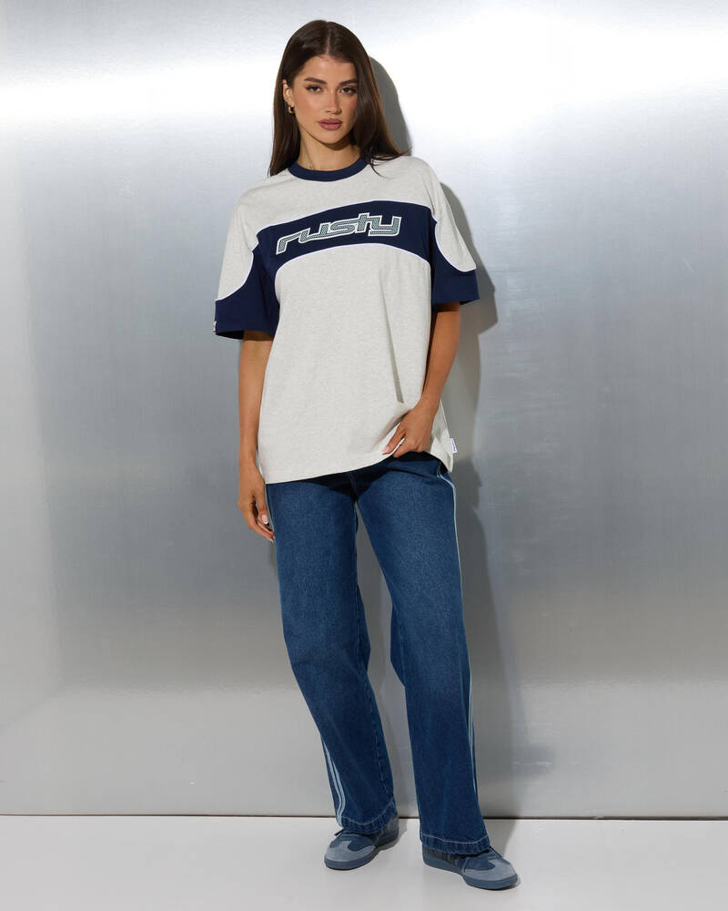 Rusty Kinetic Oversized T-Shirt for Womens