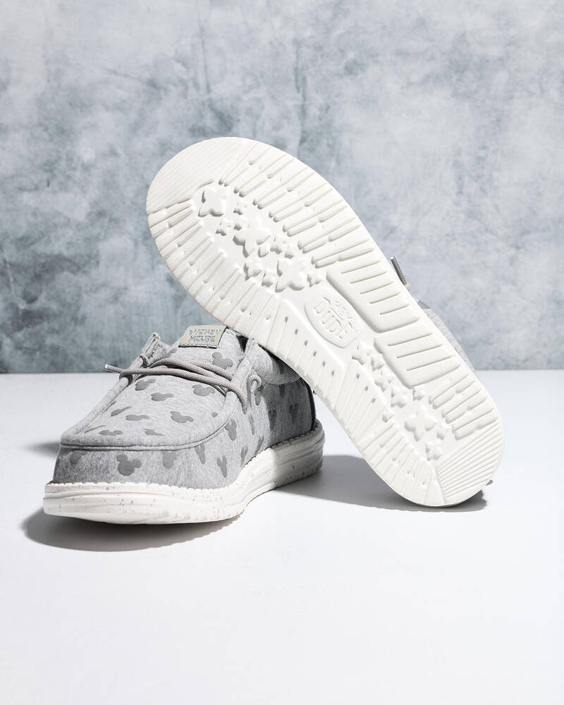 HEYDUDE Wally Mickey Puff Print Shoes for Mens
