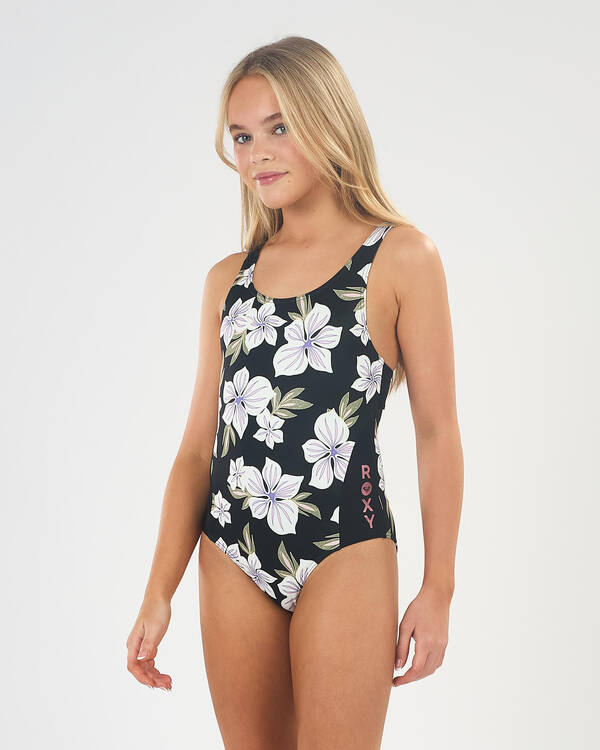 Roxy Girls' Of the Pacific One Piece Swimsuit for Womens