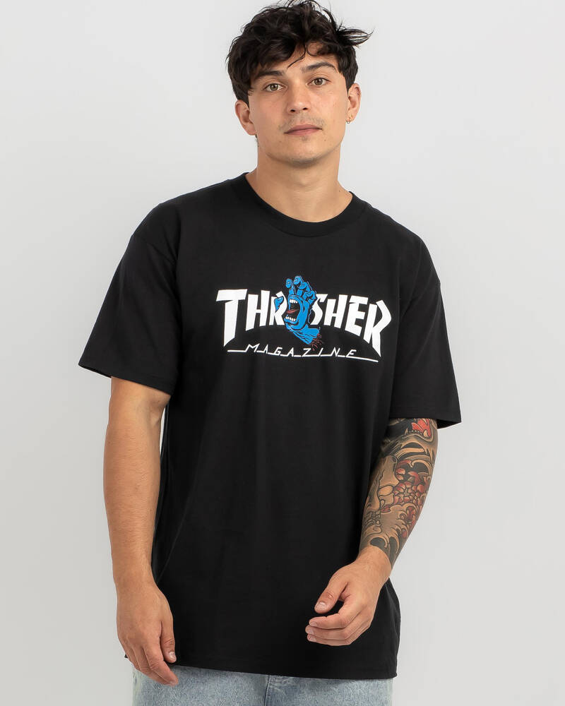 Santa Cruz Thrasher Screaming Logo T-Shirt for Mens