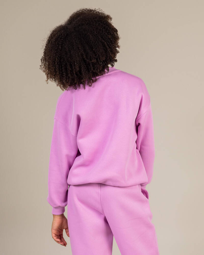 Nike Girls' Oversized Crew Sweater for Womens