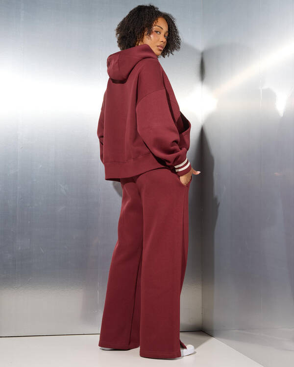 Nike Phoenix High-Waisted Wide Leg Graphic Track Pants for Womens