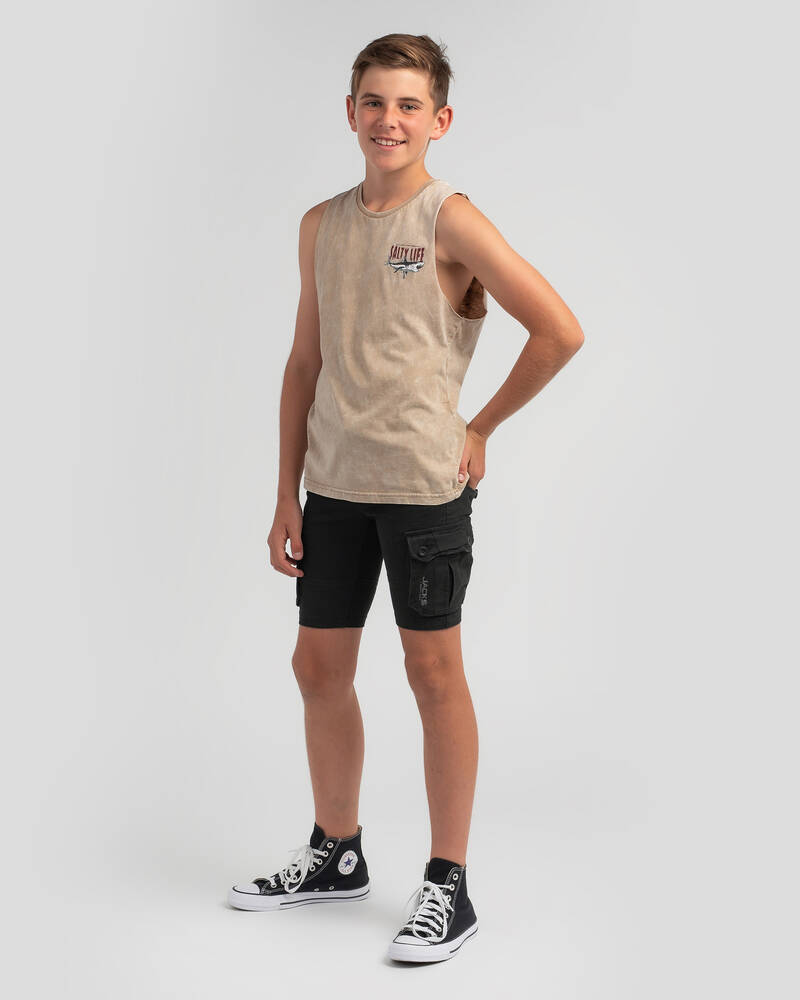 Salty Life Boys' Predator Muscle Tank for Mens
