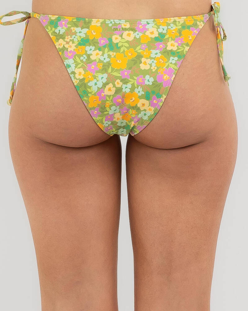 Billabong On The Bright Side Hike Tie Side Bikini Bottom for Womens
