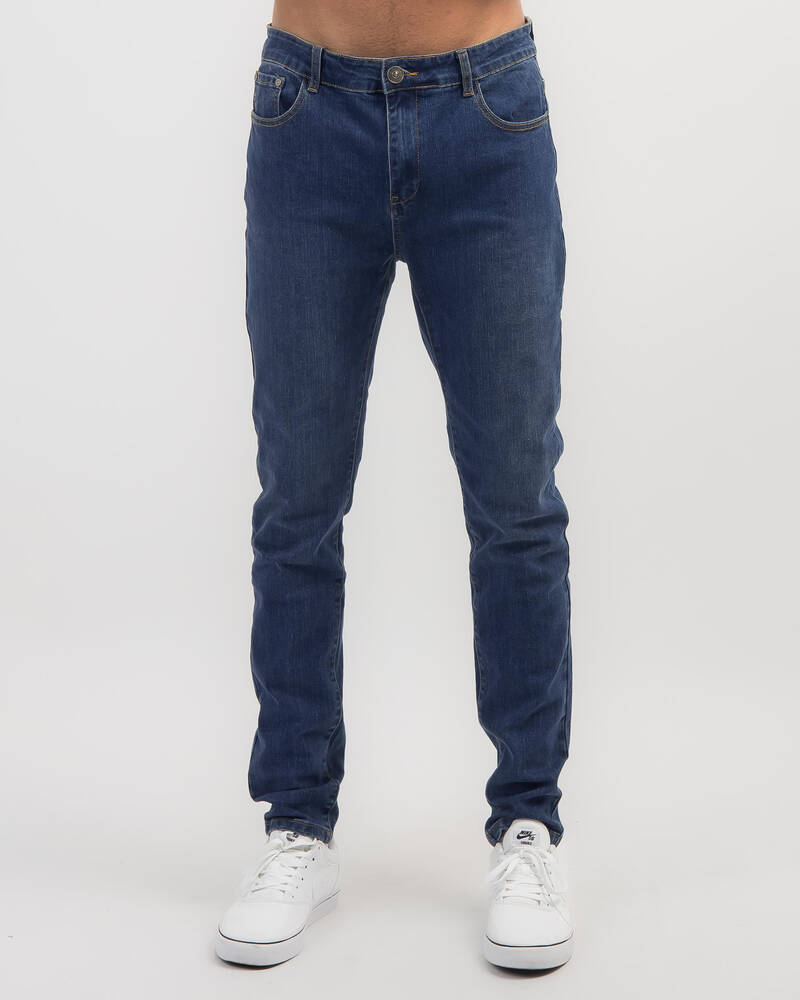 Shop Lucid Jet Jeans In Mid Blue Fast Shipping & Easy Returns City Beach Australia