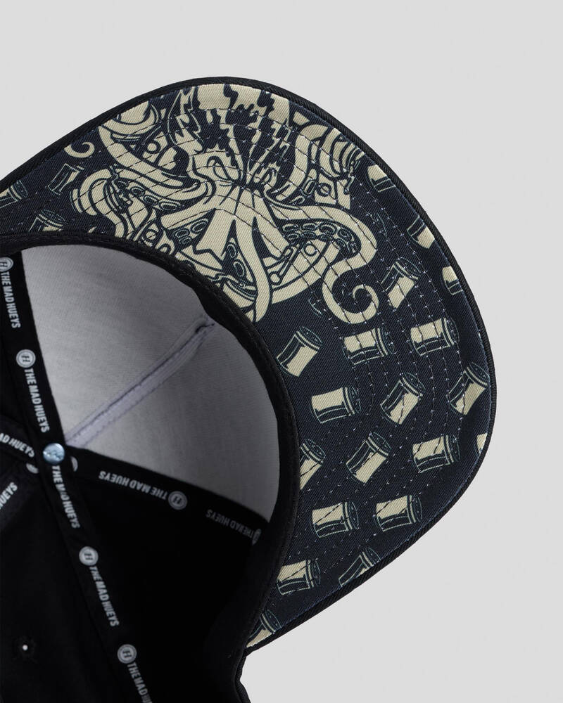 The Mad Hueys Kraken Port Hole Snapback Cap for Mens