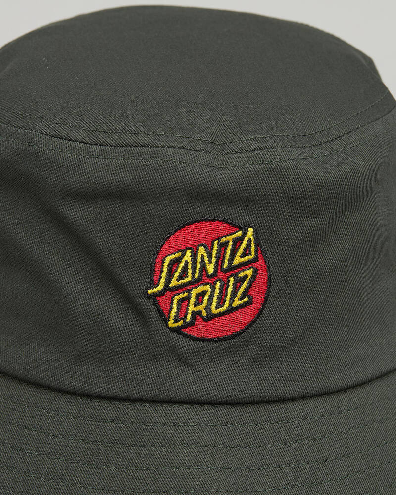 Santa Cruz Classic Dot Bucket Hat for Mens