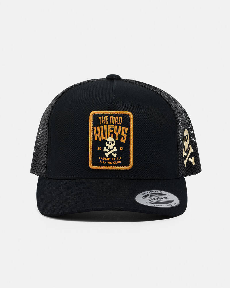 The Mad Hueys Caught FK Skull Twill Trucker Cap for Mens