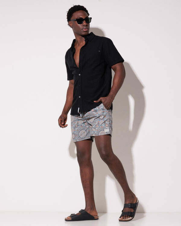 Lucid Casablanca Elastic Waist Shorts for Mens