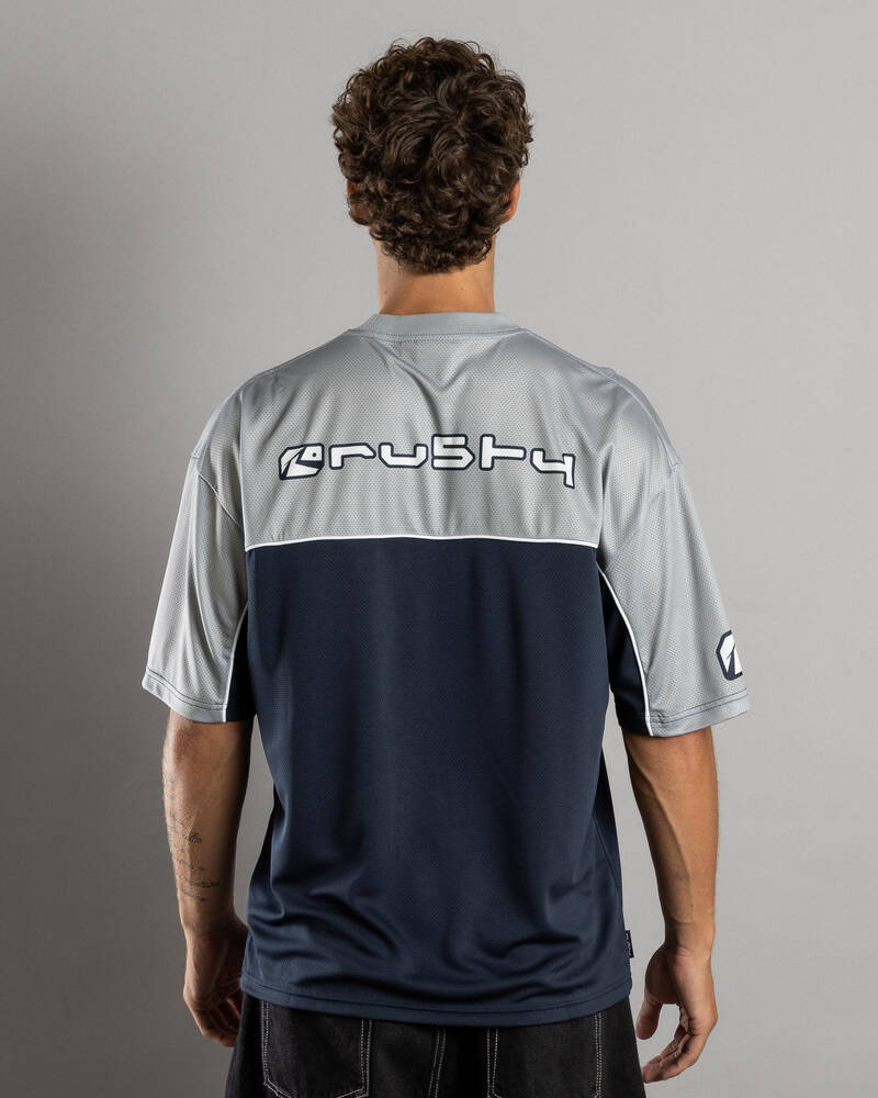 Rusty Oblivion Sports Jersey T-Shirt for Mens