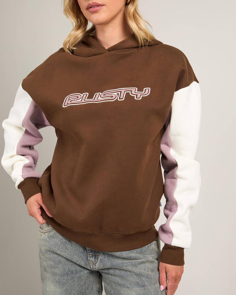 Rusty Neopole Panelled Hoodie for Womens