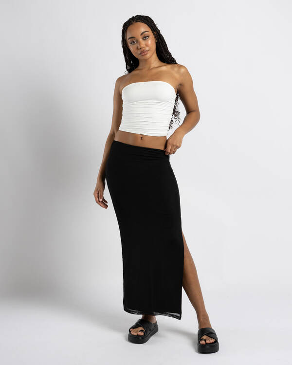 Clara Mesh Maxi Skirt