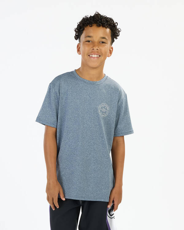 Billabong Boys Big Wave Daz Short Sleeve Rash Vest for Mens