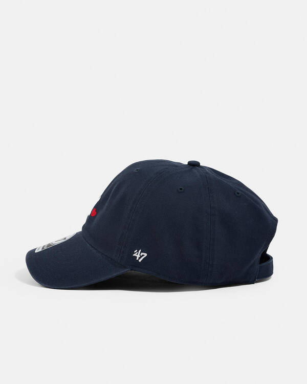 Forty Seven NY Hearts Clean Up Baserunner Cap for Womens