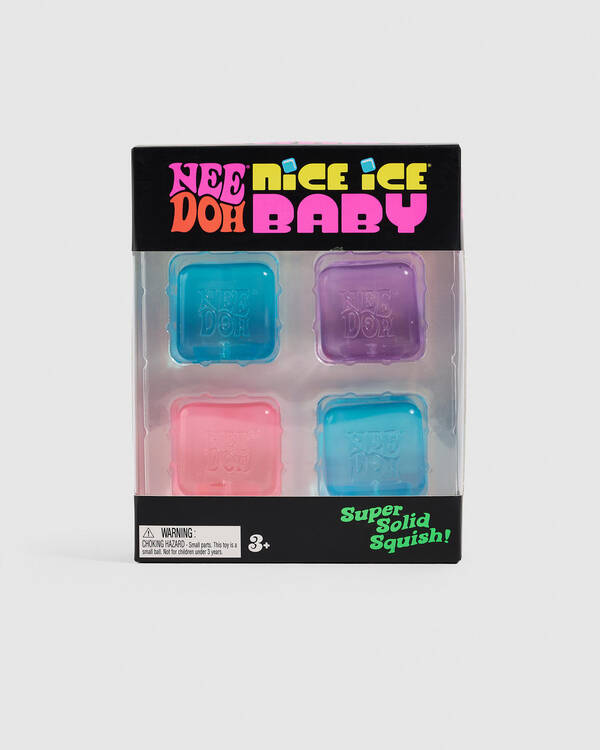 Schylling NeeDoh Nice Ice Baby Teenie 4 Pack Squishy Fidget Toy for Unisex
