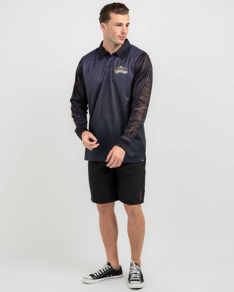 The Mad Hueys Compass Captain Fishing Jersey for Mens