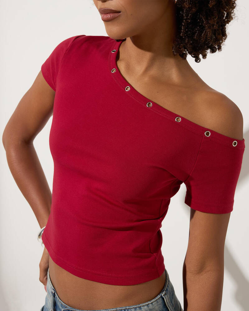 Ava And Ever Kiley Off Shoulder Top for Womens